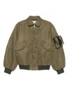 Coperni Pocket-detail Bomber Jacket In Green