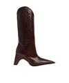 Coperni Pointed Ankle Boots In Brown