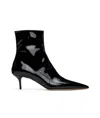 Coperni Patent Star Cut Out Low Boots Black In Black