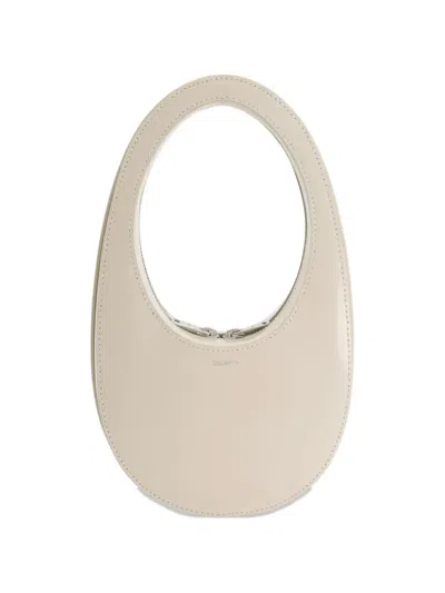 Coperni Polished Swipe Mini Bag In Neutral