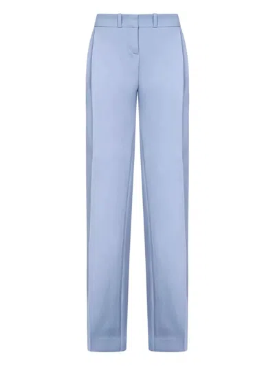 Coperni Pressed-crease Trousers In Blue