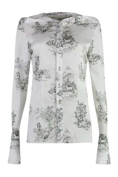COPERNI PRINTED TWILL SHIRT