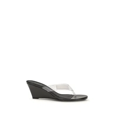 Coperni Pvc Wedge Flip-flop Sandals In Transparent