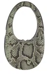 Coperni Women's Python Mini Swipe Bag In Grn Green