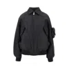 Coperni Recycled Nylon Bomber Jacket In Black
