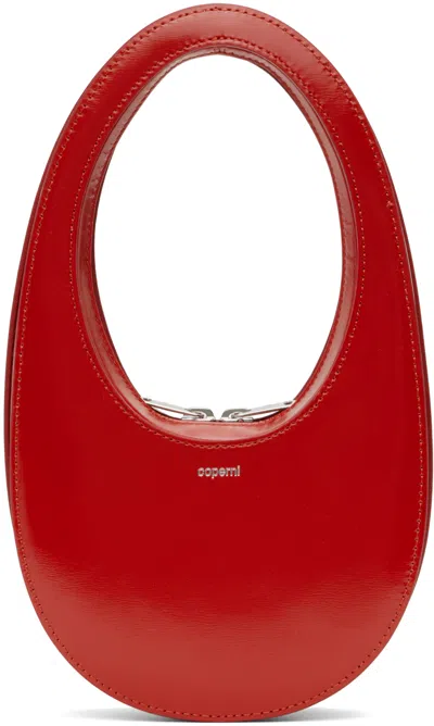 Coperni Red Gloss Mini Swipe Bag