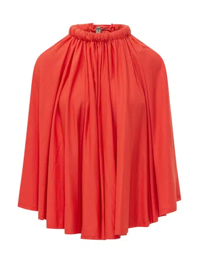 Coperni Red Solid Halter Neck Top