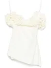 Coperni Sleeves Off-the-shoulder Ruffled Top