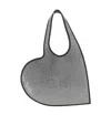 Coperni Rhinestone-embellished Shoulder Bag In Gray