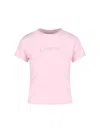 Coperni Crew Neck Fitted Silhouette Short Sleeves In Pink
