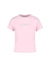 Coperni Crew Neck Fitted Silhouette Short Sleeves In Pink
