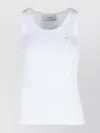 Coperni Ribbed Sleeveless Cotton Tank Top