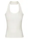 Coperni Ribbed Top In White