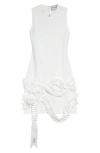 Coperni Ribbon Appliqué Jersey Minidress
