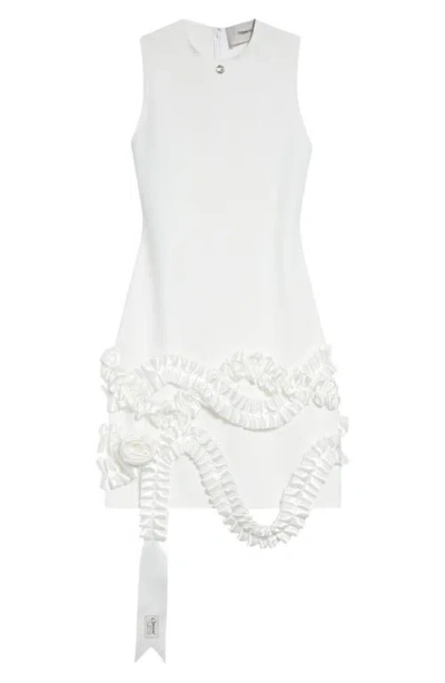 Coperni Ribbon Appliqué Jersey Minidress