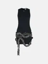 Coperni 'ribbon' Dress In Black Polyamide Blend