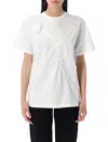 Coperni Rose T-shirt In White