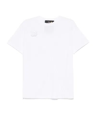 Coperni Rose Short-sleeved T-shirt In White