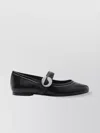 Coperni Leather Ballet Flats In Black