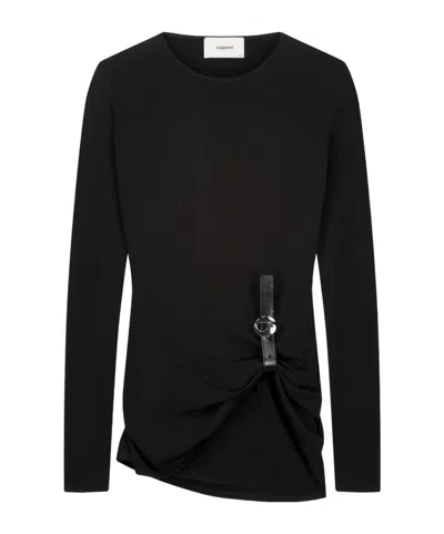 COPERNI ROUND-NECK EMBELLISHED T-SHIRT