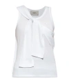 Coperni Top With Tie In White
