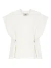 Coperni Adjustable Short-sleeved T-shirt In White