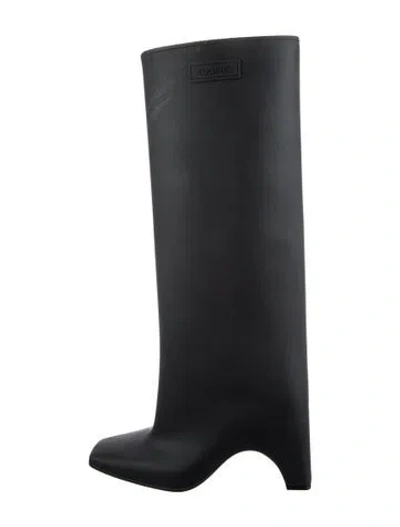 Pre-owned Coperni Rubber Rain Boots In Black