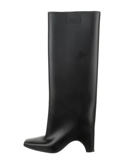 Pre-owned Coperni Rubber Rain Boots In Black