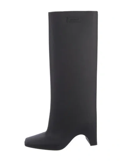 Pre-owned Coperni Rubber Rain Boots In Black