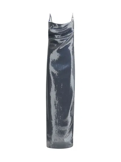 COPERNI RUCHED SEQUIN-EMBELLISHED GOWN