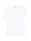 Coperni Crew Neck Short Sleeve Basic Top In White