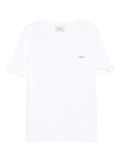 COPERNI RUFFLE-SLEEVE T-SHIRT