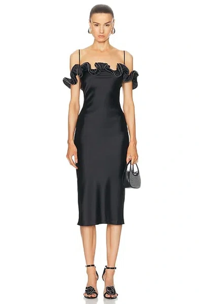 COPERNI RUFFLE ZIP DRESS