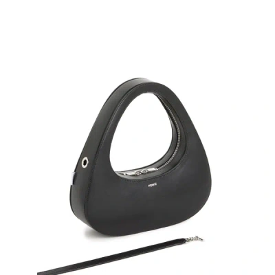 Coperni Baguette Leather Handbag In Black