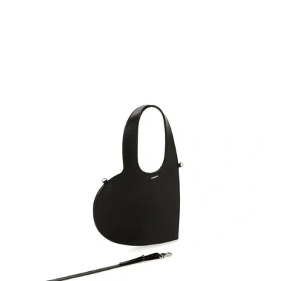 Coperni Sac Baby Heart En Cuir In Black