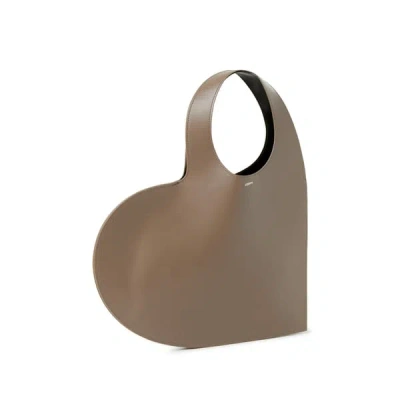 Coperni Sac Cabas Heart In Brown