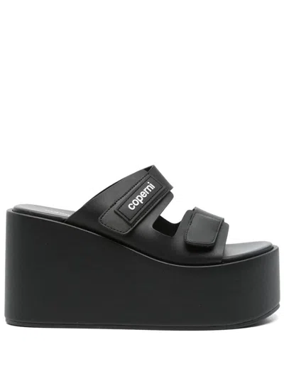 COPERNI COPERNI WEDGE DOUBLE-STRAP SANDALS