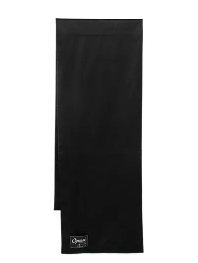 Coperni Satin Pashmina In Black