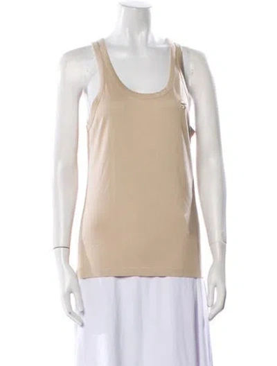Pre-owned Coperni Scoop Neck Sleeveless Top W/ Tags In Neutral