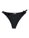 Coperni Floral Bikini Top Bow Side Ties In Black