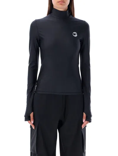 Coperni Second Skin Turtleneck In Blue