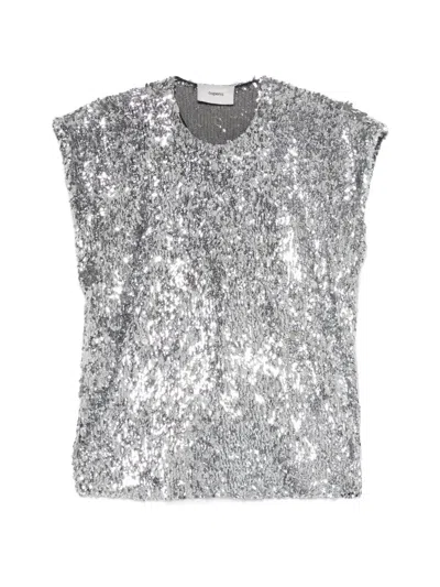Coperni Sequined Top In Metallic