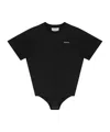 Coperni Logo-print Bodysuit In Black