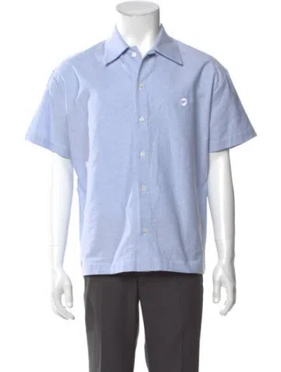 Pre-owned Coperni Short Sleeve Shirt In Blue