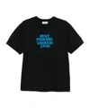 Coperni Hunger Crew Neck Graphic Print T-shirt In Black