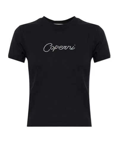 Coperni Logo-embellished T-shirt In Black