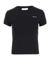 Coperni Washed Logo Boxy T-shirt In Black
