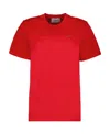 Coperni Red Printed Logo T-shirt In Red
