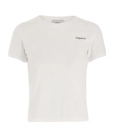 Coperni Short-sleeved T-shirt In White