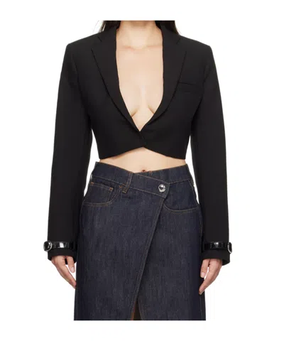 Coperni Short Suit Coat In Black